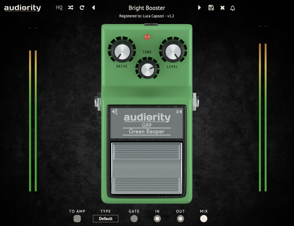 Audiority Green Reaper GUI